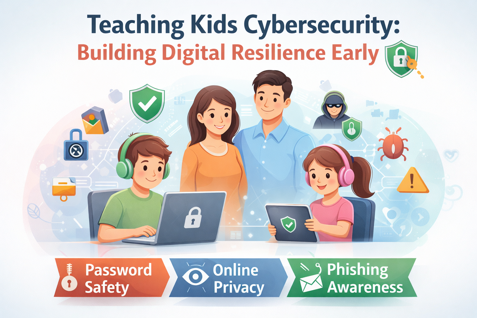 Teaching Kids Cybersecurity: Building Digital Resilience Early