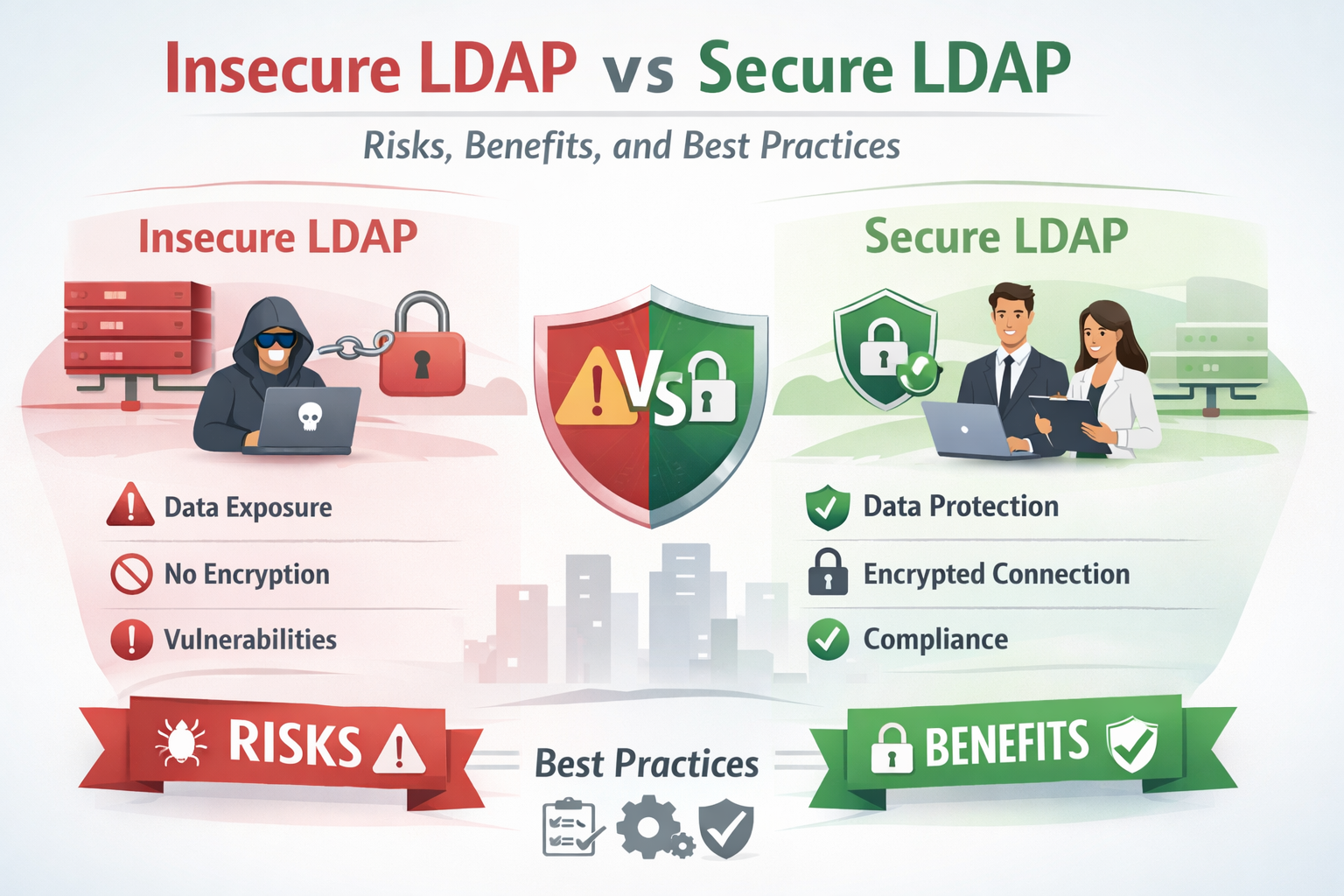 Insecure LDAP vs Secure LDAP: Risks, Benefits, and Best Practices
