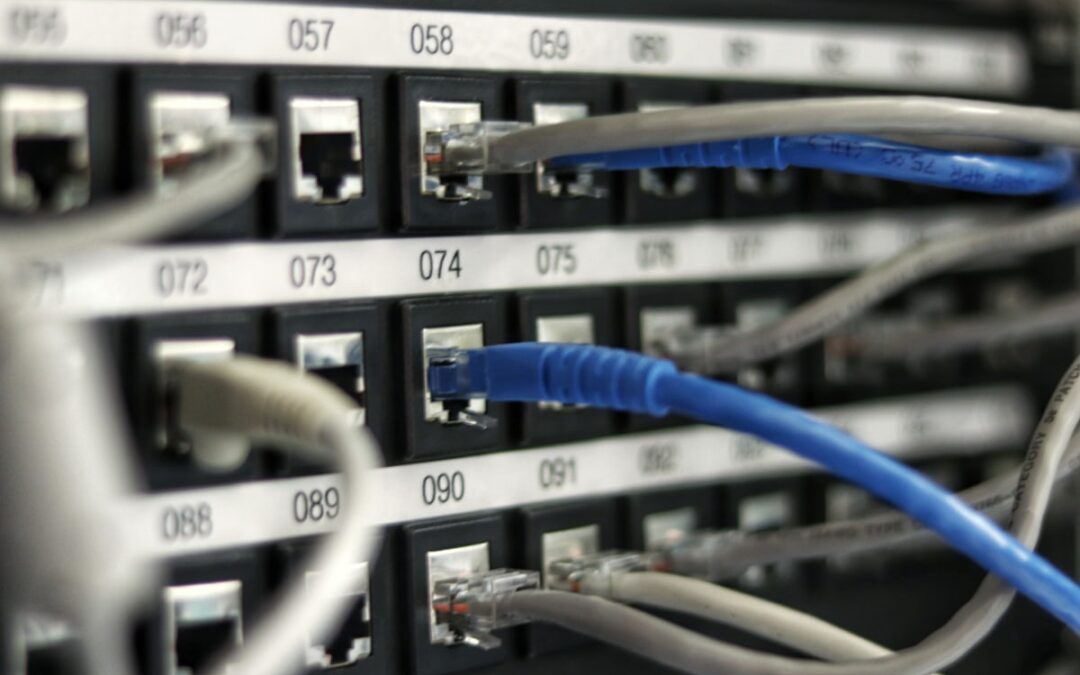 Server room with network edge devices vulnerable to pre-authentication exploits