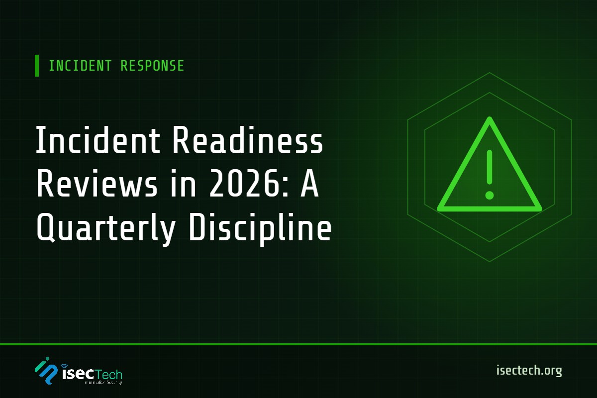 Incident Readiness Reviews in 2026: A Quarterly Discipline